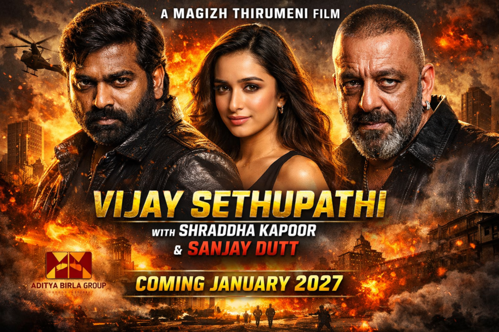 Breaking: Vijay Sethupathi’s Pan-India Film with Shraddha Kapoor & Sanjay Dutt Starts January 2027